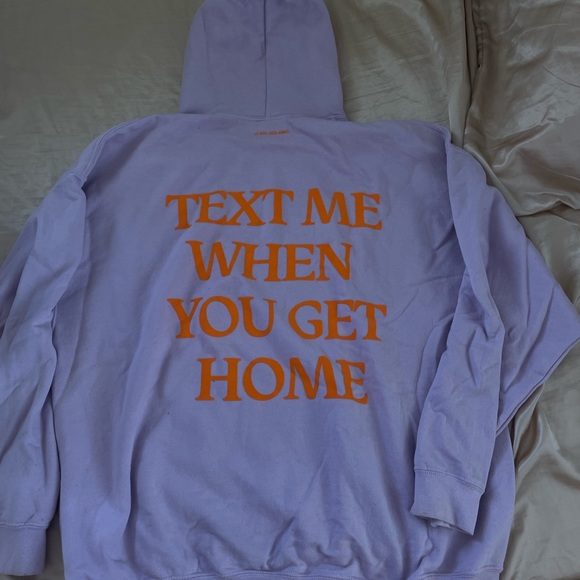 LONELY GHOST Tops - Lonely ghost hoodie text me when you get home